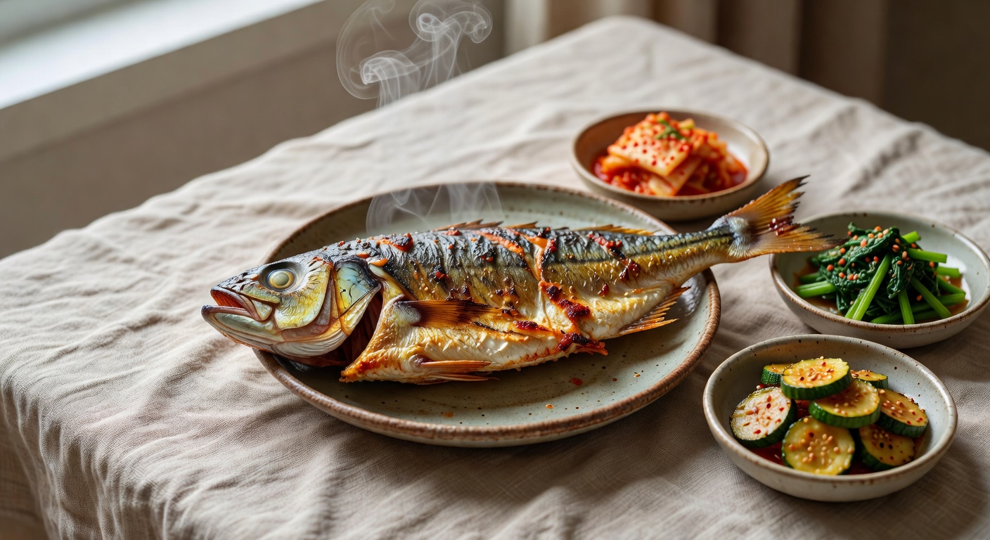 Gegrillter Fisch