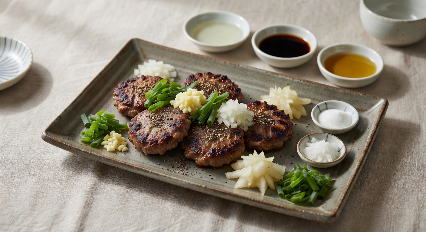 Gegrillte Short-Rib-Frikadellen