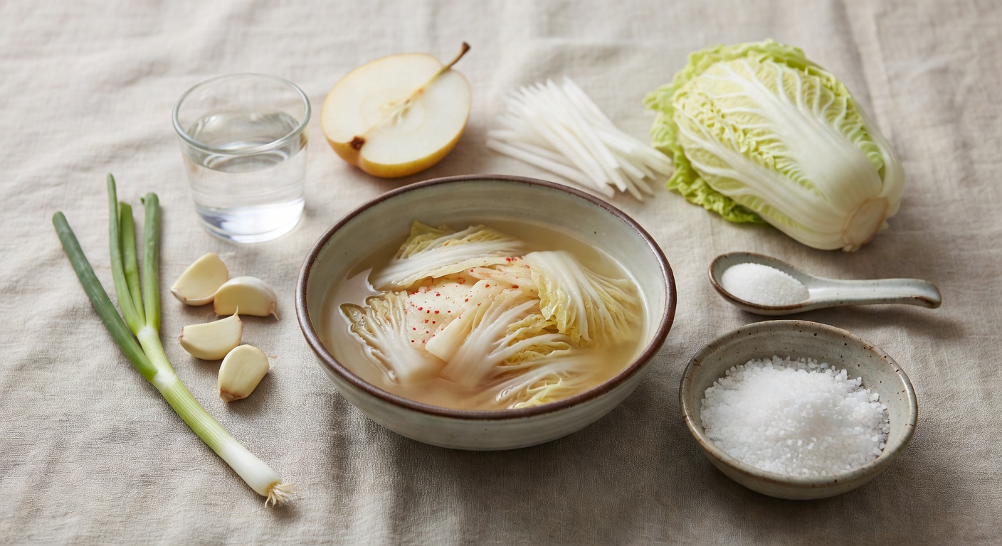 Weißer Kimchi